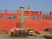 アショカ王の石柱 アショカ王の石柱