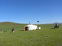 朝の澄んだ空。