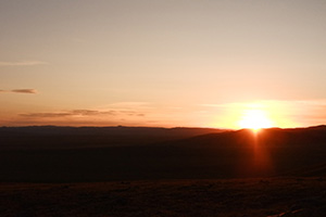 山から撮った日の出 山から撮った日の出