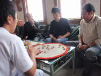 みんなでゲーム(シャガイ)で盛り上がりました。